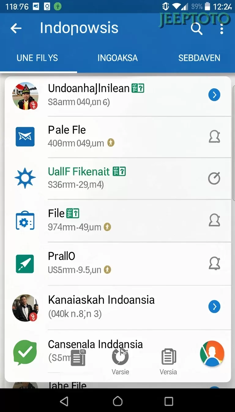 Cuplikan layar ZK988 — pengaturan akun