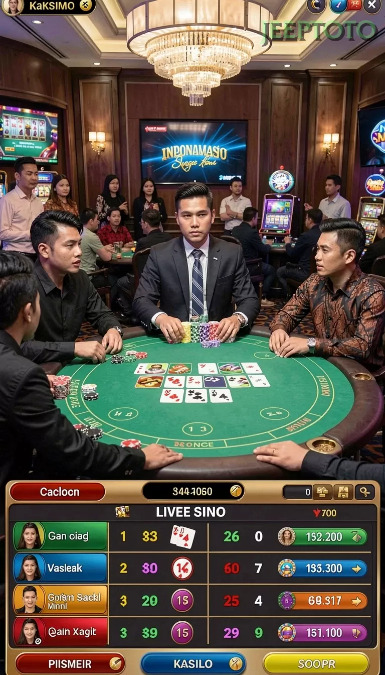 Cuplikan layar PENIDABET — menu navigasi