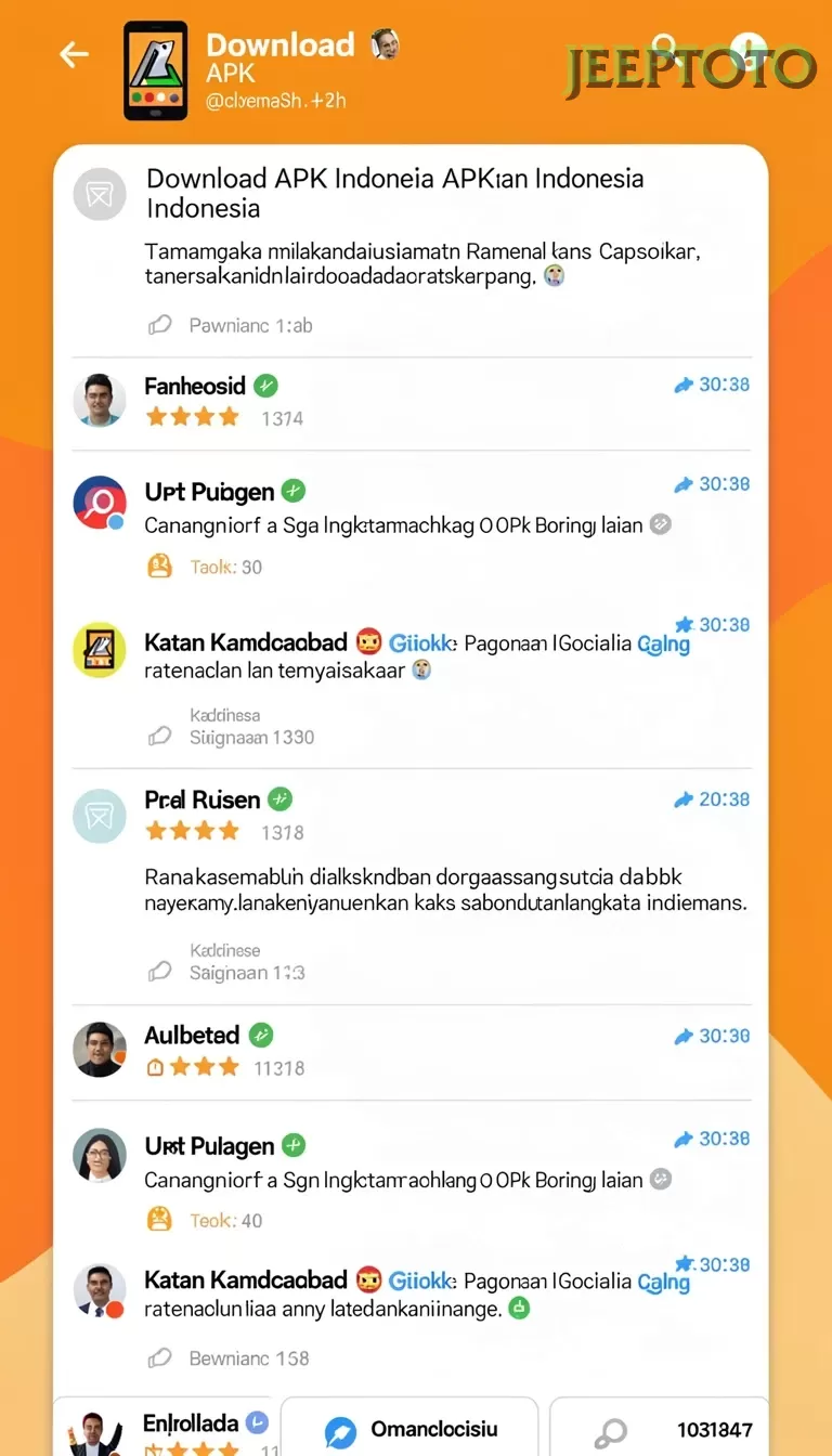 Cuplikan layar NABUNG77 — menu navigasi