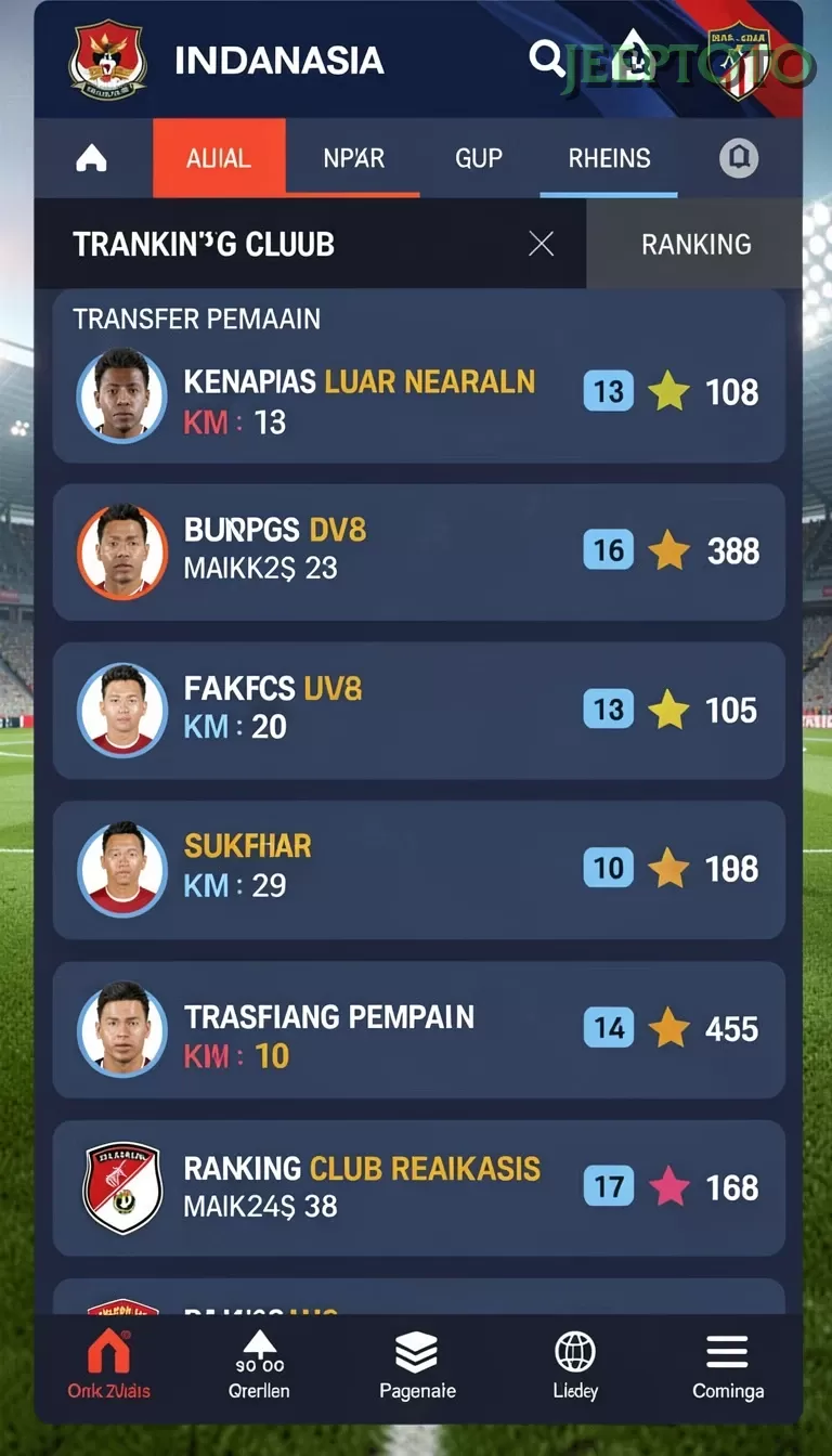 Cuplikan layar SL777 — halaman utama
