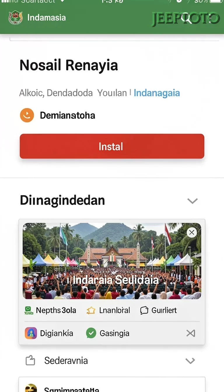Cuplikan layar SUPERVIP — halaman utama